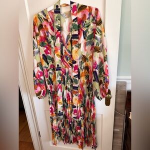 Colorful Abstract Print Dress
